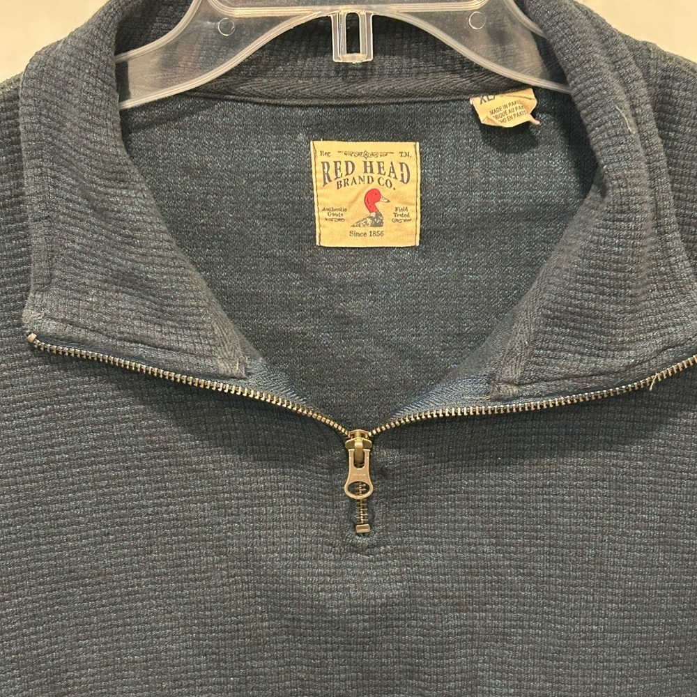 RedHead Green Tower Rock Quarter-Zip Long-Sleeve Pullover Size XL